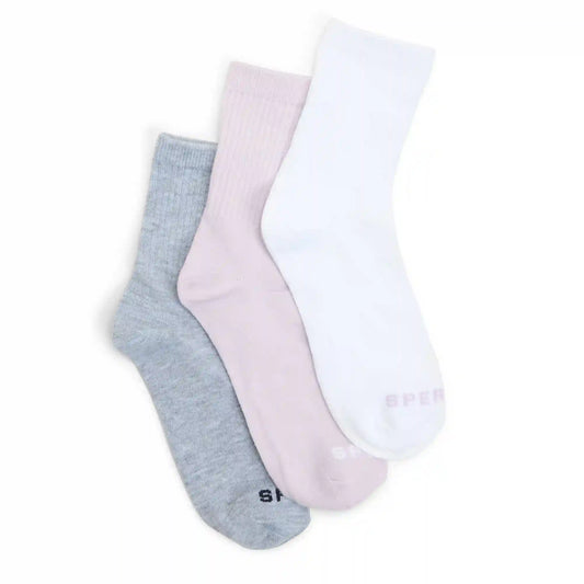Ladies 3-Pack Short Crew Socks