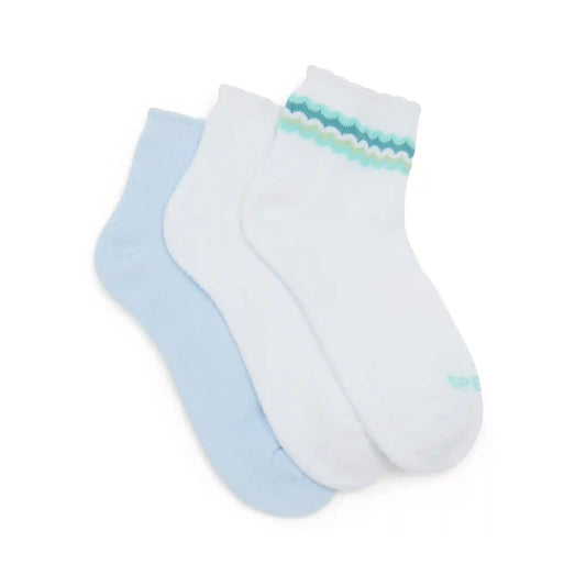 Ladies 3-Pack Quarter Socks